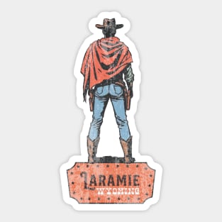 Laramie, Wyoming Vintage Sticker